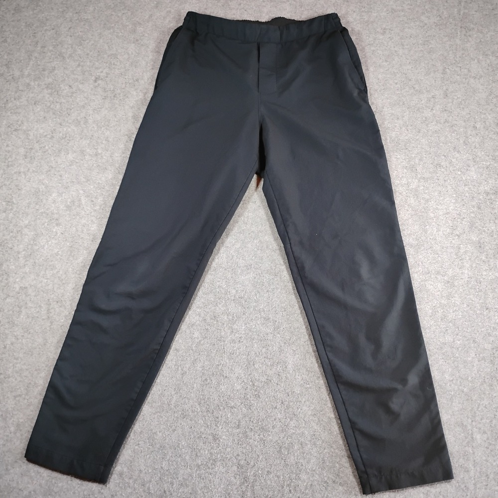 Lululemon New Venture Mens Small Black Elastic Waist Performance Trousers 28"